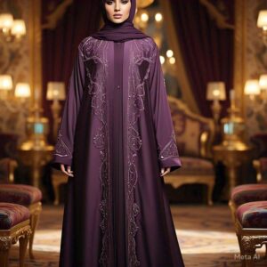 modest abayas dusty mauve