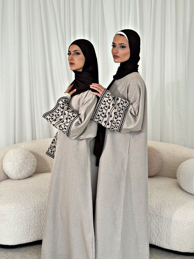 zen bamboo grove best printed abaya with a scarf